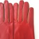 Gants en cuir d'agneau pj red cognac "COLOMBE".