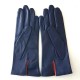 Gants en cuir d'agneau blue berry chilly " COAJA".