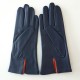 Gants en cuir d'agneau blue berry chilly "STELO".