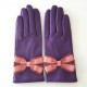 Gants en cuir d'agneau amethyste rose antique blossom "SOFIA".