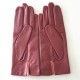 Gants en cuir d'agneau rose antique blossom "MIA".