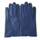 Gants en cuir d'agneau blue berry "STEEVE".