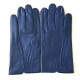 Leather gloves of lamb blue berry "STEEVE".