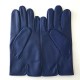 Gants en cuir d'agneau blue berry "STEEVE".