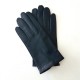 Gants en cuir d'agneau navy maïs "MARTIN".