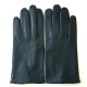 Gants en cuir d'agneau navy maïs "MARTIN".