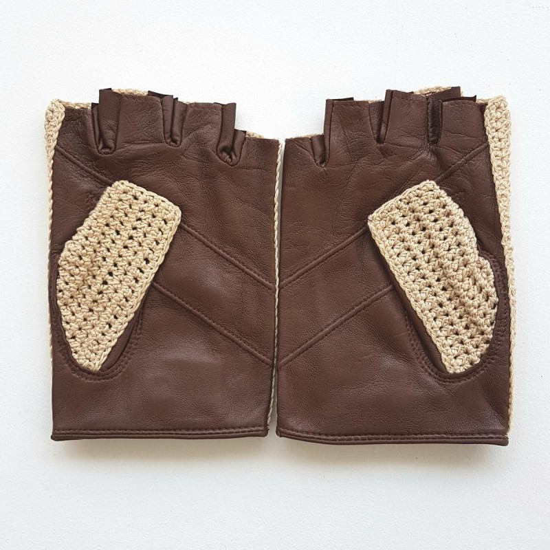 Gants de Conduite Crochet Homme Pécari - Rider