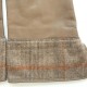 Leather gloves of lamb and wool sand "MARIA"