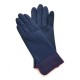 Leather gloves of lamb damson and hot pink "FENELON"