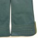 Leather gloves of lamb green and clover "FENELON"