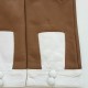 Leather gloves of lamb sand and white "JOSEPHA"