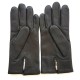 Gants en cuir d'agneau marron "RAPHAEL"