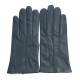 Gants en cuir d'agneau navy et charcoal "HENRI".