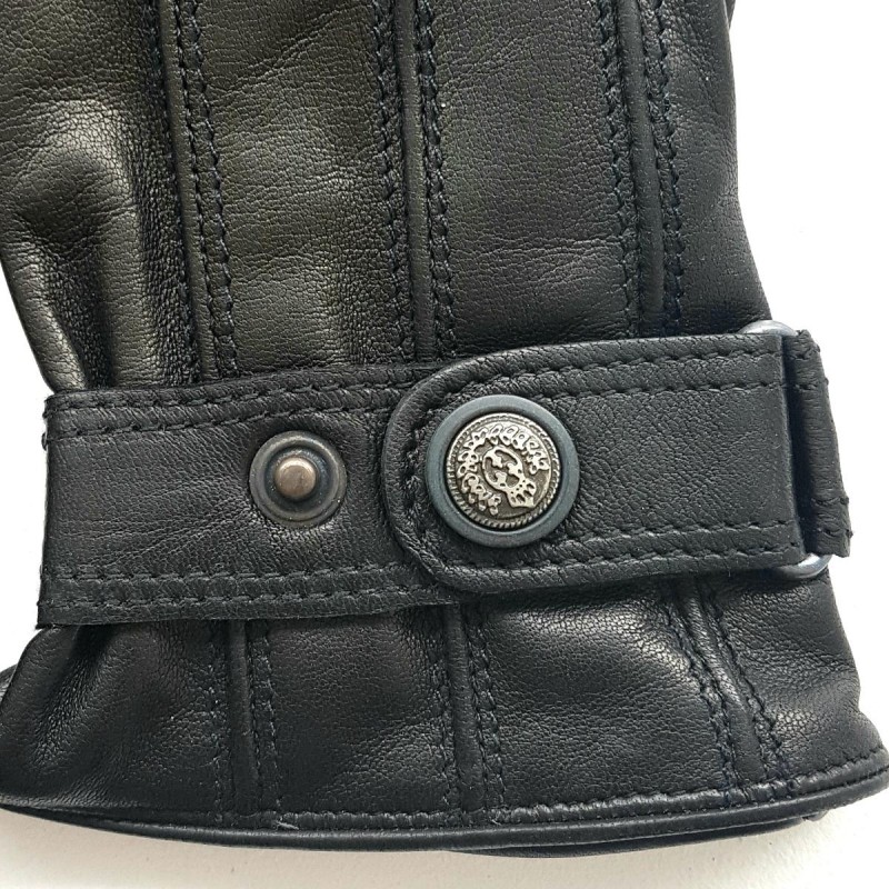 Gants en cuir noir homme - DistriCenter