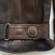 Gants en cuir d'agneau marron "JULES".