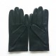 Leather gloves of lamb black "AYRTON".
