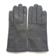 Gants en Cuir d'agneau charcoal navy "MARTIN"