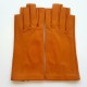 Leather mittens of lamb maize "JEANNE"