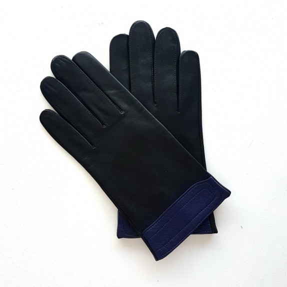 Leather gloves of lamb sorbet "STEEVE".