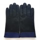 Leather gloves of lamb sorbet "STEEVE".