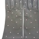 Leather gloves of lamb hot pink and black "COCCINELLE"
