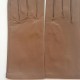 Leather gloves of lamb sand "CAPUCINE"