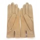 Leather gloves of lamb lime "CAPUCINE"