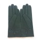 Leather gloves of lamb evergreen "CAPUCINE"