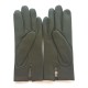 Leather gloves of lamb fir "CAPUCINE"