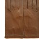 Leather gloves of lamb pecan "CAPUCINE"