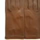 Leather gloves of lamb pecan "CAPUCINE"