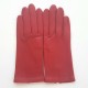 Gants en cuir fraise d'agneau "CAPUCINE".