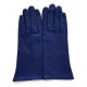 Leather gloves of lamb damson "COLINE"