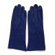 Leather gloves of lamb damson "COLINE"