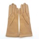 Gants en cuir d'agneau mastic "COLINE".