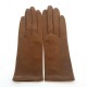 Leather gloves of lamb caravan "COLINE"