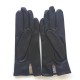 Leather gloves of lamb brown "ANEMONE"