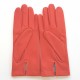 Leather gloves of lamb capucine "CAPUCINE".