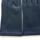 Leather gloves of lamb navy "RAPHAËL"