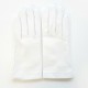 Leather gloves of lamb white "RAPHAËL".