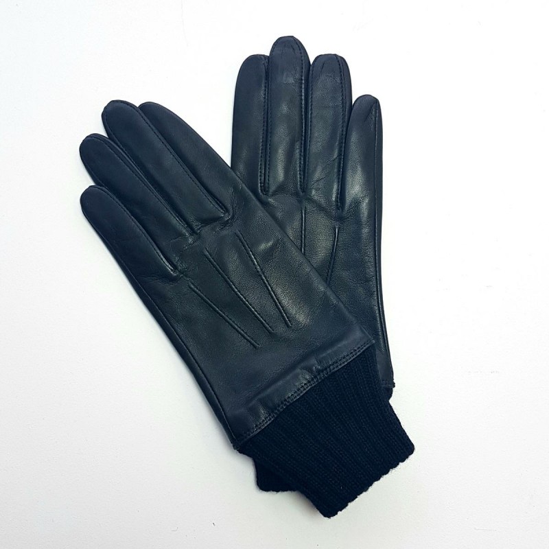 Gants en cuir d’agneau doublure et revers laine - SEATTLE