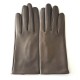 Gants en cuir d'agneau bronze "CAPUCINE".