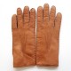 Leather gloves of pecarry cork "LEONIE".
