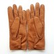 Leather gloves of pecarry cork "LEONIE".