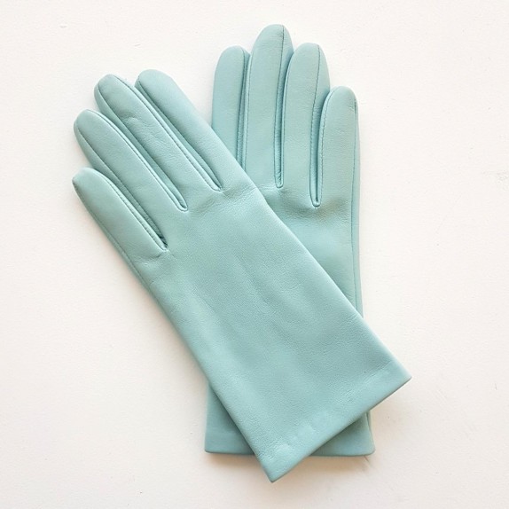 Leather gloves of lamb sky "CAPUCINE"