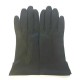 Leather gloves of lamb black "THERESE".