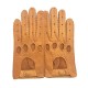 Leather gloves of peccary cork "POMPEIA BIS"