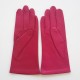 Gants en cuir d'agneau fuchsia et rose "COCCINELLE".