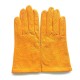 Leather gloves of lamb red "LINA".