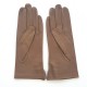 Gants en cuir d'agneau sable "CLEMENTINE".